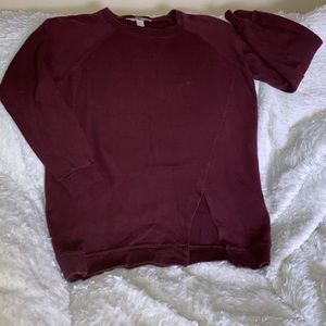 Forever 21 Burgandy Sweatshirt